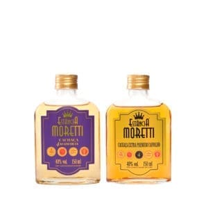 Kit Cachaça 4 Madeiras 150 ml + Cachaça Carvalho 150ml