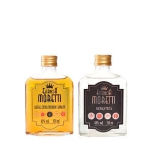 Kit Cachaça Prata 150 ml + Cachaça Carvalho 150ml